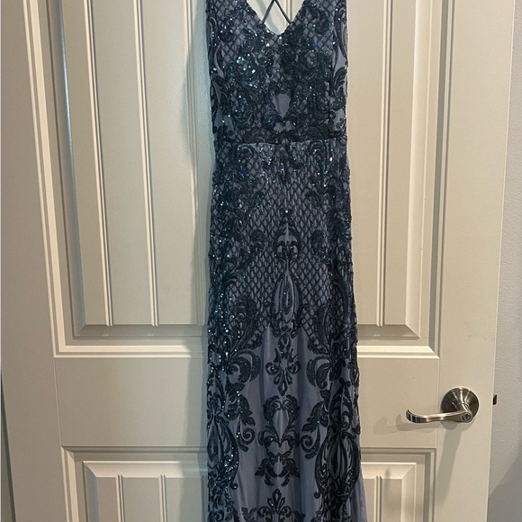 Blue prom dress - Picture 3 of 7